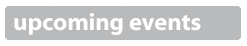 Upcoming Events